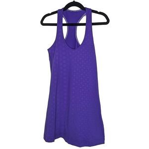 Lululemon Cool Racerback in Faded Embossed Dots Bruised Berry Purple Top Rare